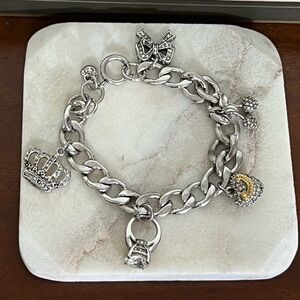 Juicy Couture Silver Charm Bracelet
